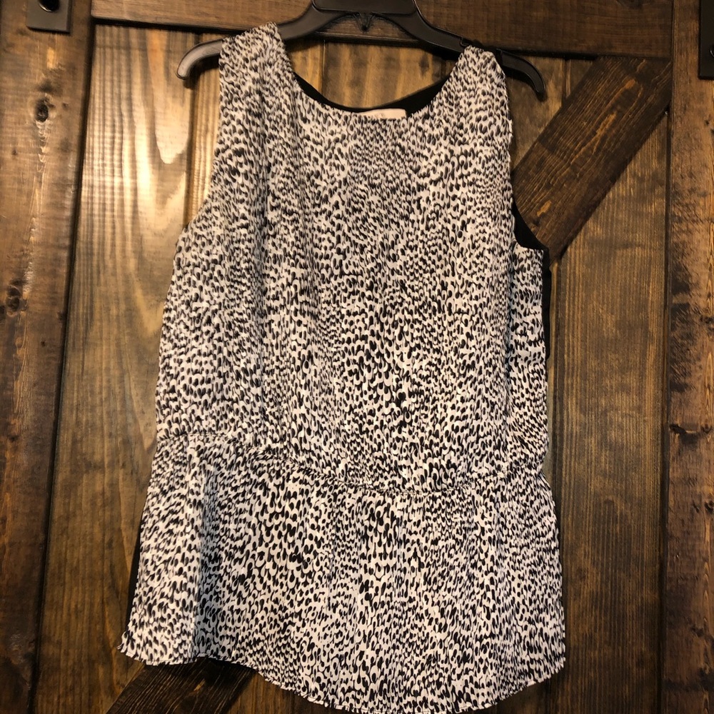 Loft speckle blouse